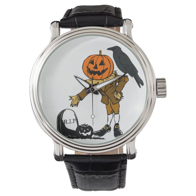 Montre Monster Citrouille d'Halloween (devant)