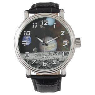 Montre Montage d'images de l'espace du voyageur du systèm