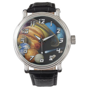 Montre Montage du système solaire de la NASA JPL Photos d