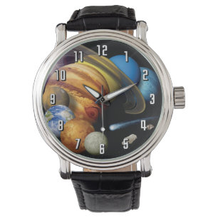 Montre Montage du système solaire de la NASA JPL Photos s
