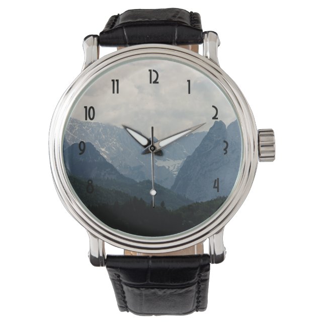 Montre Montagnes alpines pittoresques Photo nature (devant)