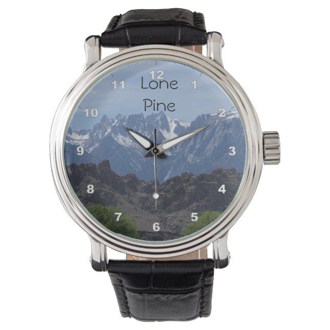 Montre Montagnes enneigées de Lone Pine          (devant)