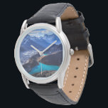 Montre Montagnes | Montagnes de l'Himalaya, Pérou<br><div class="desc">Cette photo Getty Images extraordinaire offre une vue imprenable sur les montagnes de l'Himalaya (Cholatse et Taboche à gauche), le glacier de Ngozumpa, et les lacs de Gokyo (les lacs d'eau douce les plus élevés du monde, sacrés à la fois pour les hindous et les bouddhistes), en haut de Gokyo...</div>