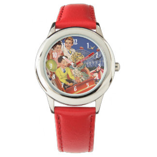 Montre Montagnes Russes pour Enfants avec Ballons Rétro