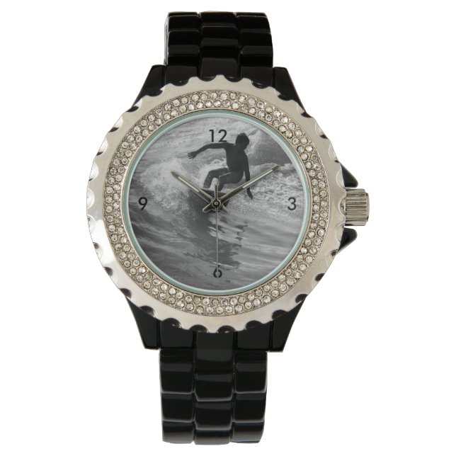 Montre Monter En Niveaux De Gris De Vague (devant)