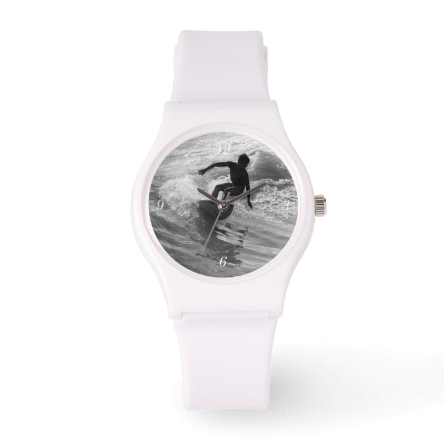 Montre Monter En Niveaux De Gris De Vague (Recto)