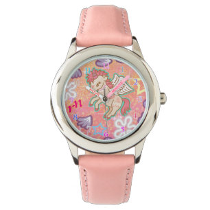 Montre Montre Montre de fille Unicorn