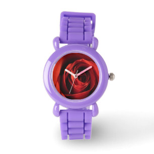 Montre Montre-poignet Rose rouge
