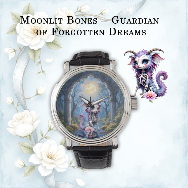 Montre Moonlit Bones – Gardien des Rêves Oubliés.  (Créateur téléchargé)