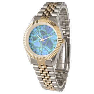 Montre Mosaic bleu Indigo