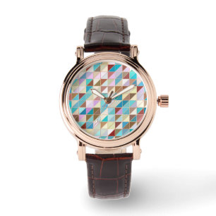 Montre Mosaic - Pastels et tons terre
