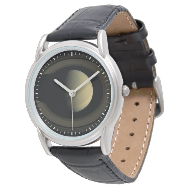 Montre Mosaïque De La Planète Saturne Et Ses Principaux A (Incliné)