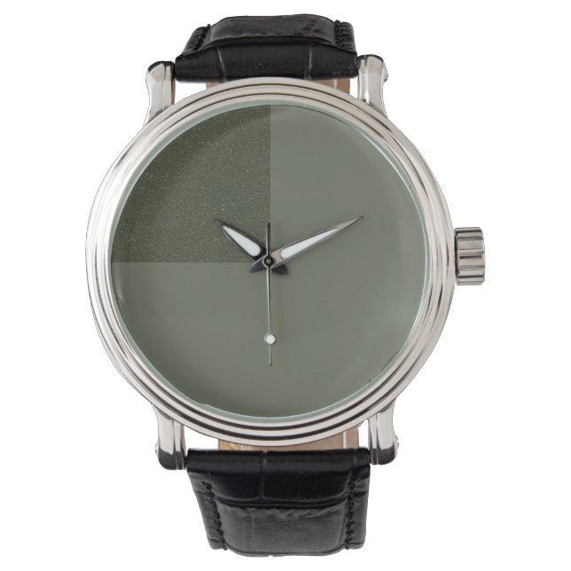 Montre Moss Green Geometry Watch - personnalisable (devant)