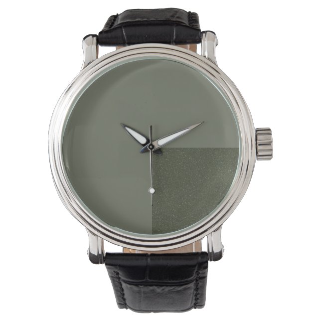 Montre Moss Green Minimalist Watch - Personnalisable eWat (devant)