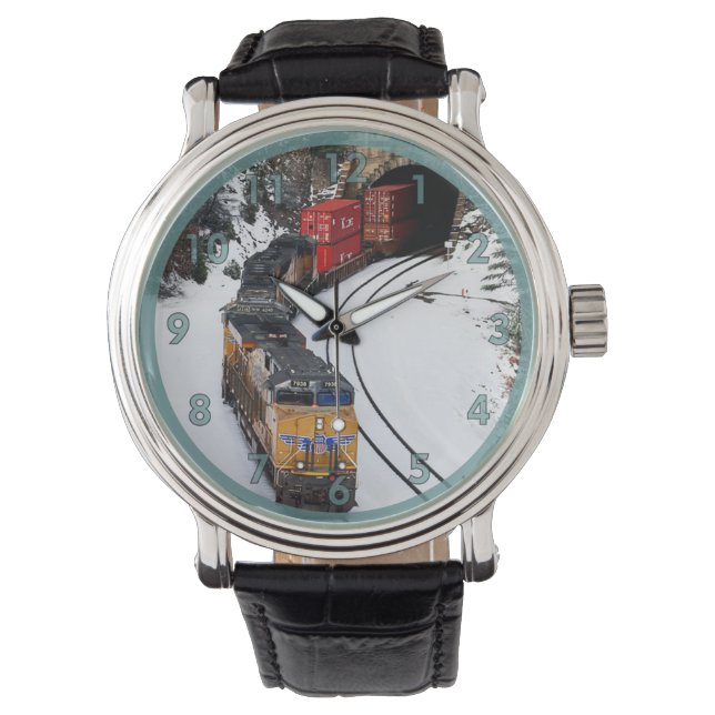 Montre Moteur de train diesel classique (devant)