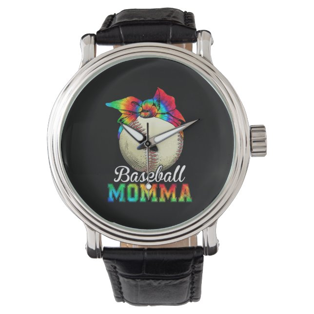 Montre Mother Art Baseball Momma Birthday (devant)