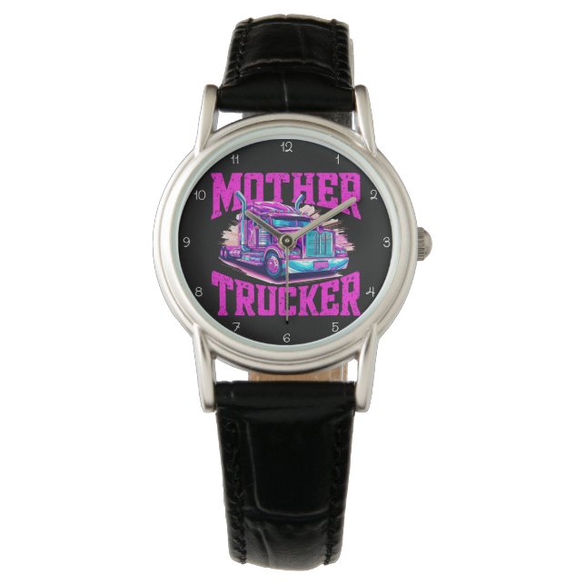 Montre Mother Trucker: Purple Pink Attitude (devant)