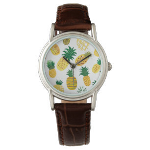 Montre Motif à la mode d'ananas