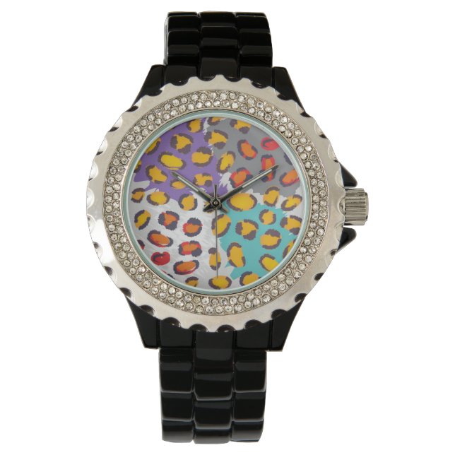Montre Motif animal sauvage (devant)