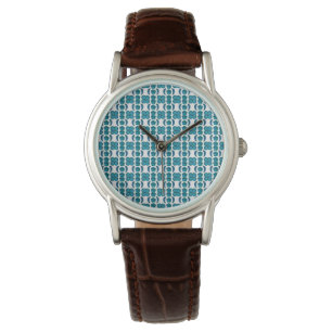 Montre Motif Aquamarine