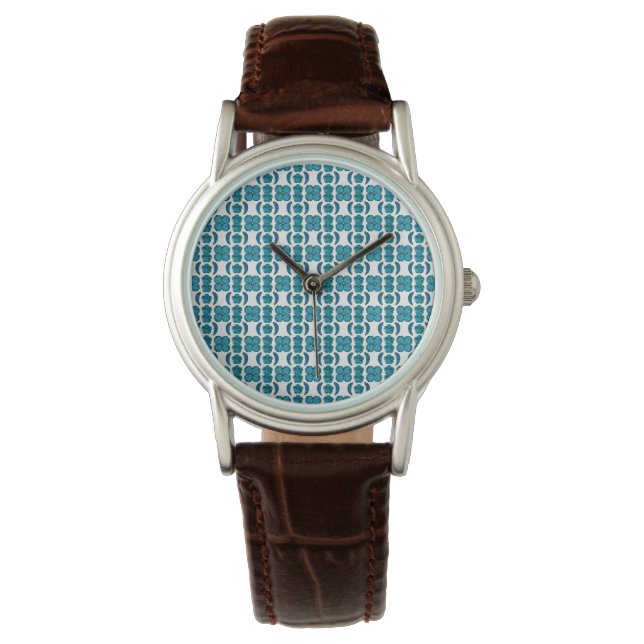 Montre Motif Aquamarine (devant)