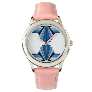 Montre Motif Art déco dans le blues