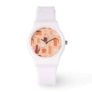 Montre Motif avec boissons et texte