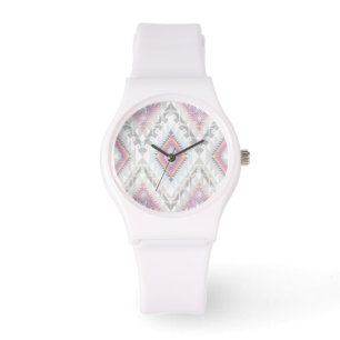 Montre Motif aztèque géométrique abstrait