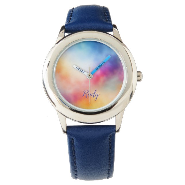 Montre Motif batik coloré (devant)