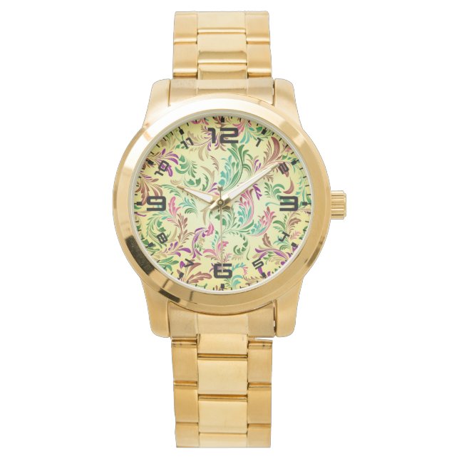 Montre Motif Branches Design-78466 (devant)