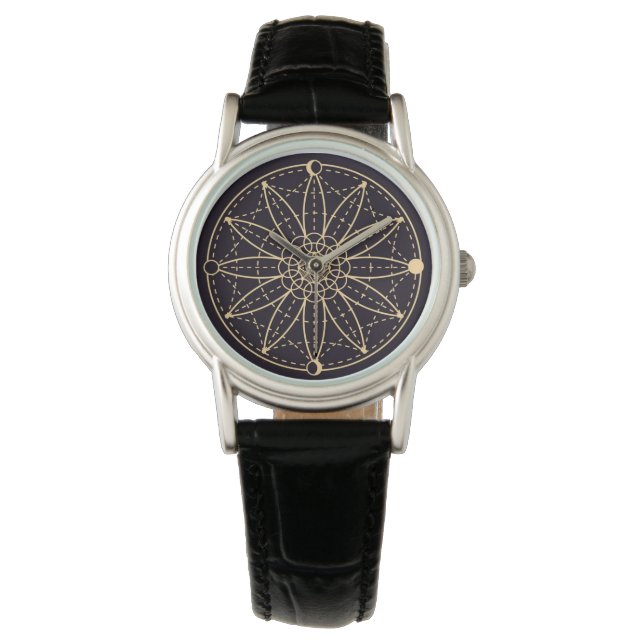 Montre Motif céleste géométrique (devant)