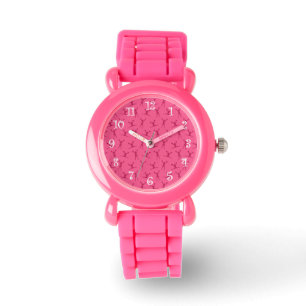 Montre Motif cheerleading rose