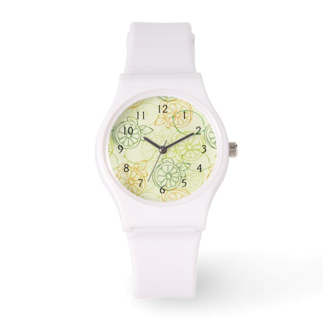 Montre Motif citron (Recto)
