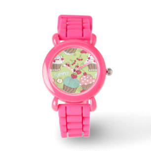 Montre Motif Cupcake