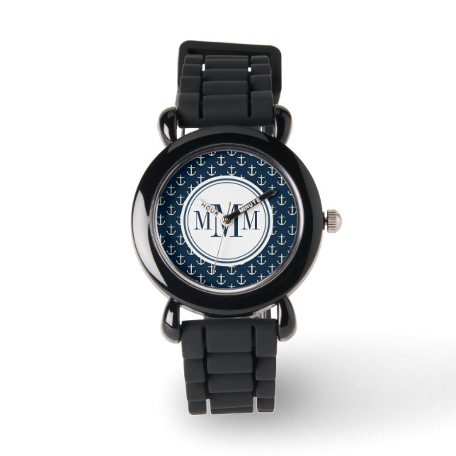 Montre Motif d'Ancre Trio Monogram (Recto)