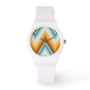 Montre Motif d'arrière - plan de Chevron