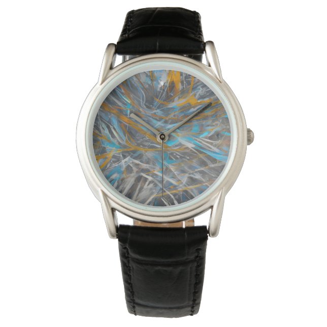 Montre motif d'art moderne Abstrait (devant)