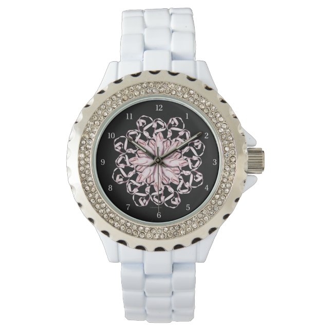 Montre Motif de ballet (rose) (devant)