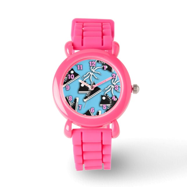 Montre Motif de baskets montantes mignon (Recto)