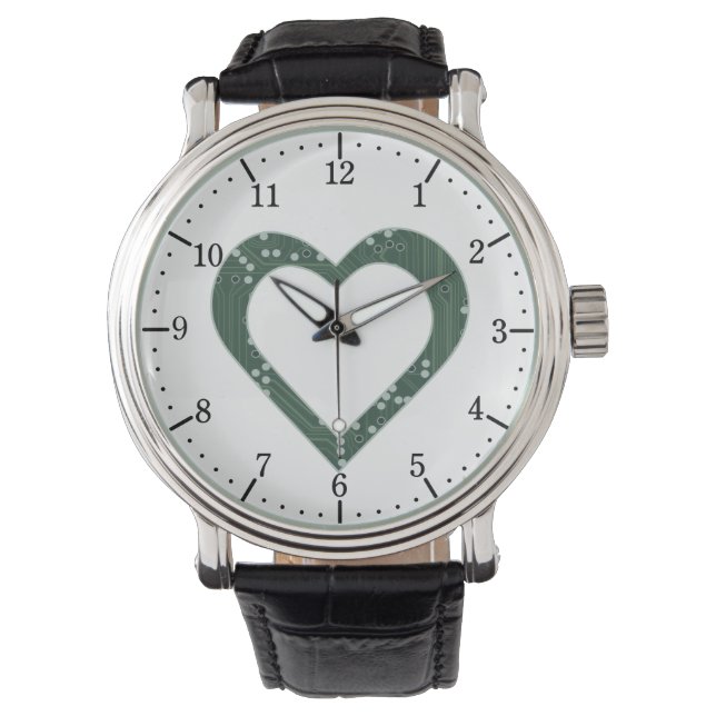 Montre Motif de carte de circuit (devant)