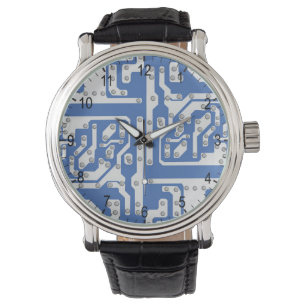 Montre Motif de carte de circuit