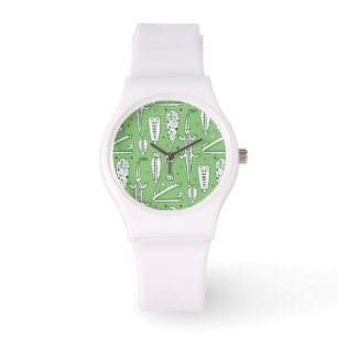 Montre Motif de crocodile de croquis