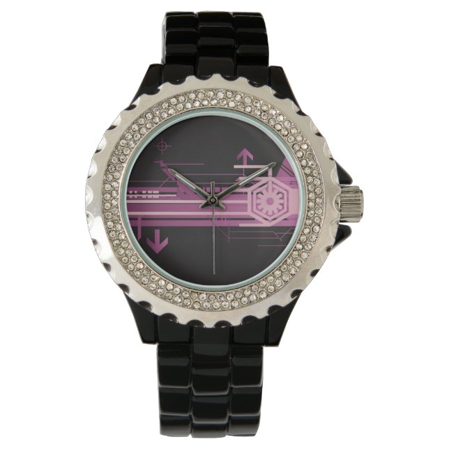 Montre Motif de demi-teinte technique (devant)