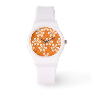 Montre Motif de fleurs