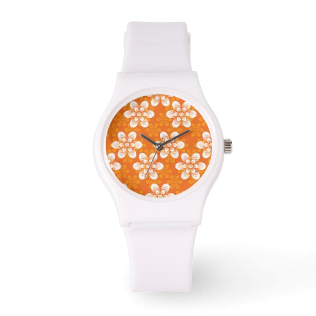Montre Motif de fleurs (Recto)