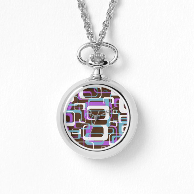 MONTRE MOTIF DE FORMES RÉTRO (Recto)