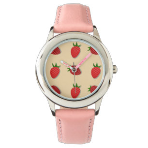 Montre Motif de fraises pour les fruits à l'été bonnes vi