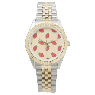 Montre Motif de fraises pour les fruits à l'été bonnes vi