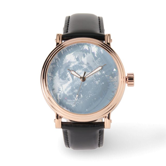 Montre Motif de gel d'hiver (Recto)