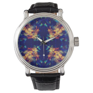Montre Motif de kaléidoscope fantastique